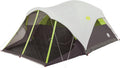 Coleman Steel Creek 6-Person Tent with Screened Porch & Integrated Rainfly, Weatherproof Tent with Screen Room Sets Up in Minutes, Fits Queen-Size Airbed