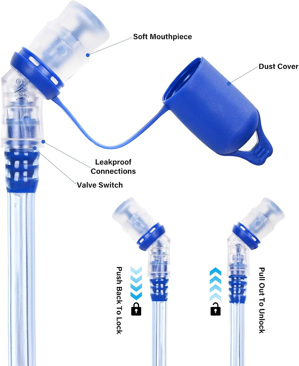 N NEVO RHINO Hydration Bladder 1.5L-3L Kit, Water Bladder for Running Vest