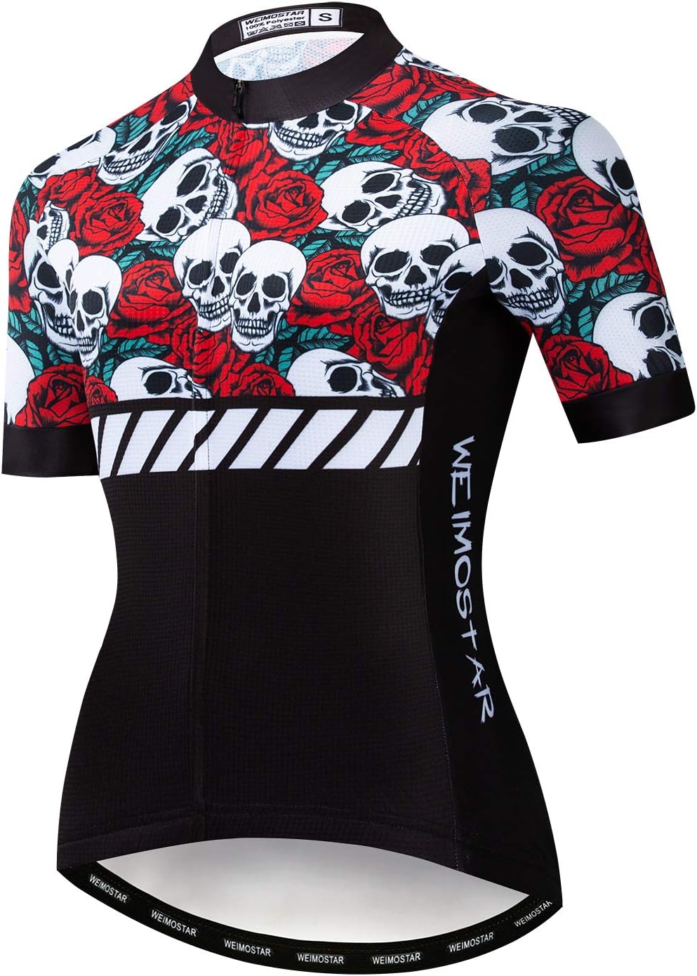 JPOJPO Womens Cycling Jersey,Bike Shirt Quick-Dry Breathable Reflective S-2XL Tops