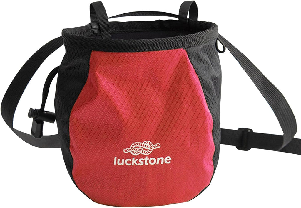 Rock Climbing Chalk Bag Adjustable Drawstring Chalk Bag Bouldering Chalk Bag Bucket for Rock Climbing Weight Lifting Portable Bouldering Chalk Bag Bucket