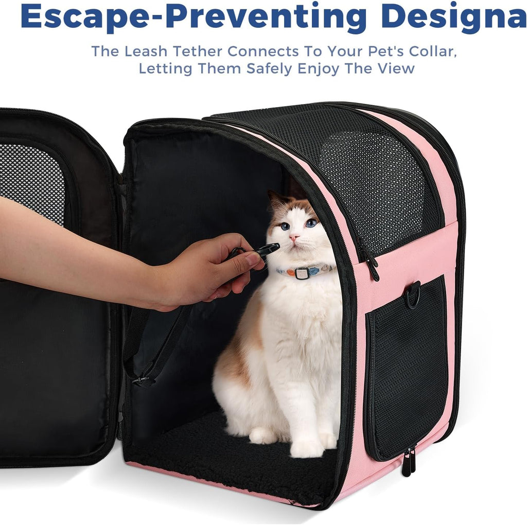 Apollo Walker Cat Carrier Backpack for Small Dogs and Cats Up to 18 lb