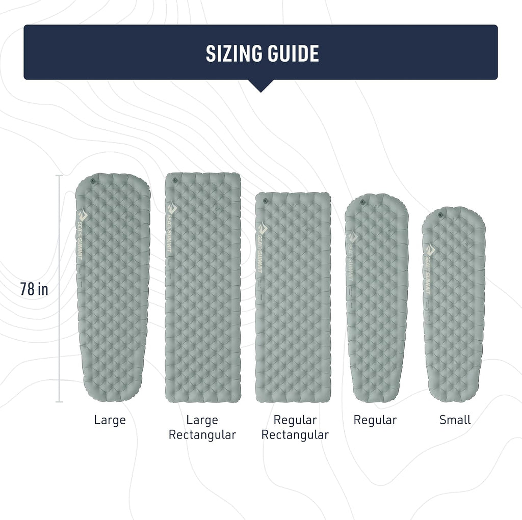 Sea to Summit Ether Light XR Insulated Sleeping Pad, Rectangular - Regular