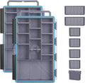 Gonex 3600 Tackle Trays Boxes, Removable Dividers, Waterproof, for Fishing