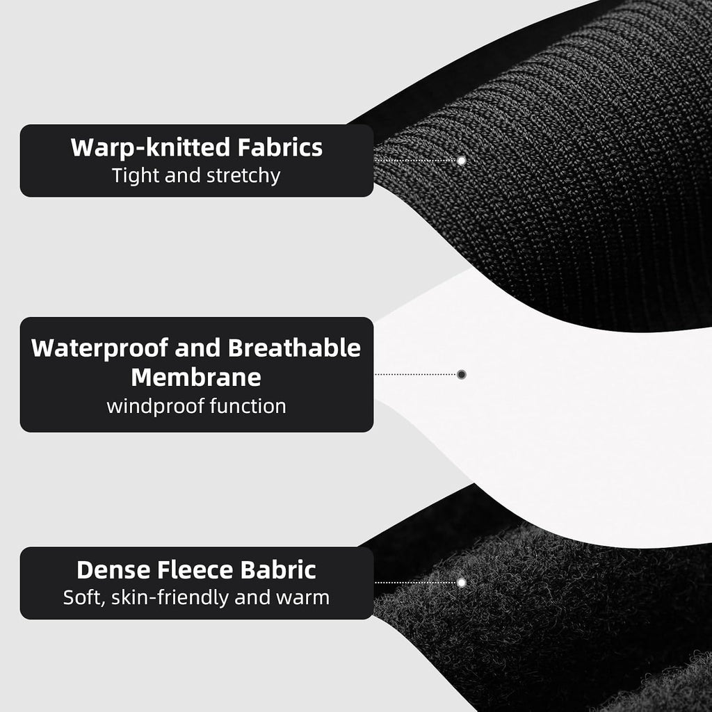 ROCKBROS Men's Thermal Cycling Tights Padded Winter Bike Pants