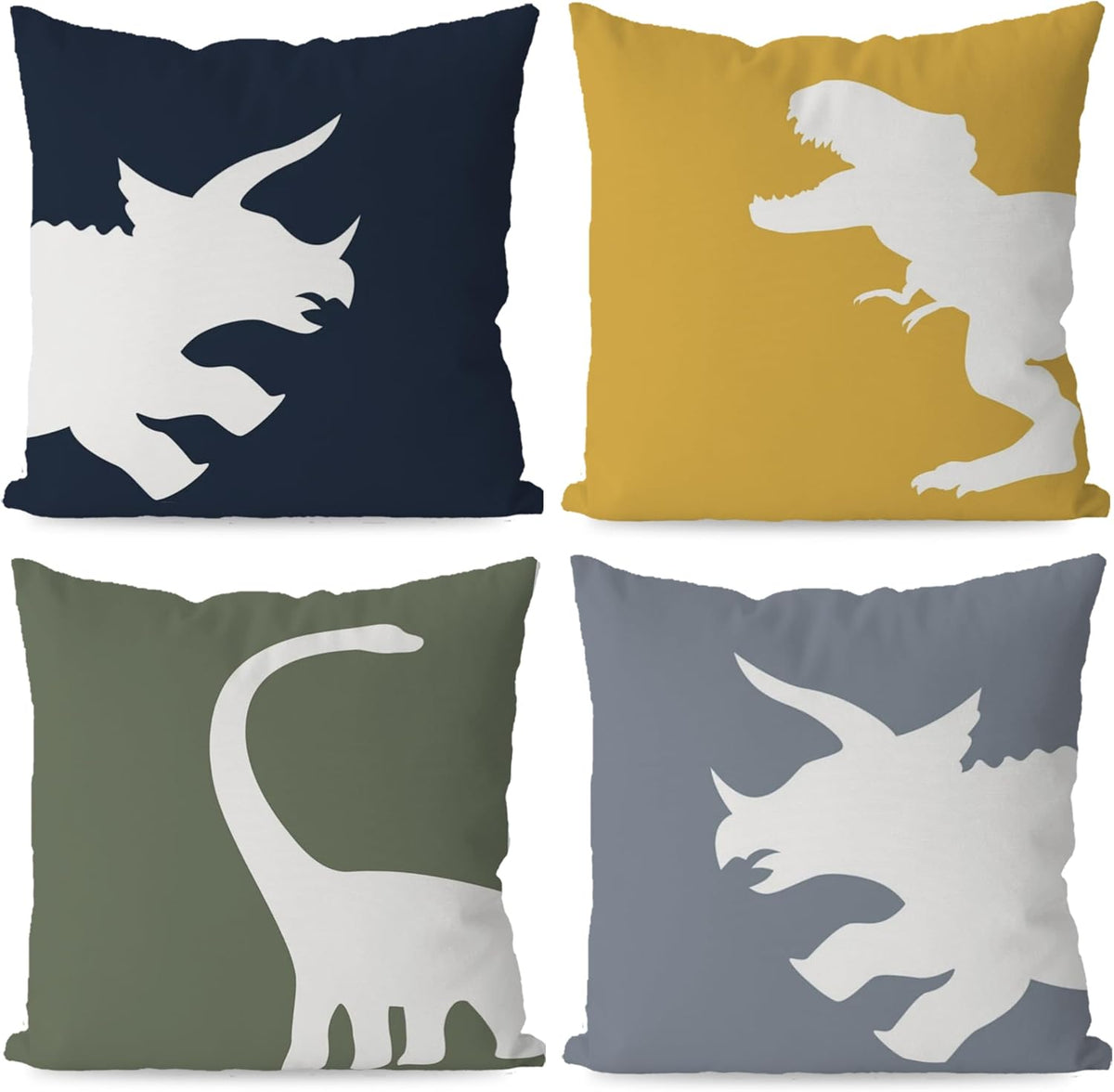 KEUSPI Classroom Moving Mountains Decor Kids Decorative Throw Pillow Covers18×18, Adventure Camping Decor Rainbow Sun Mountain Pillow Cover, Kids Pillows for Playroom Nursery Decor Set of 4