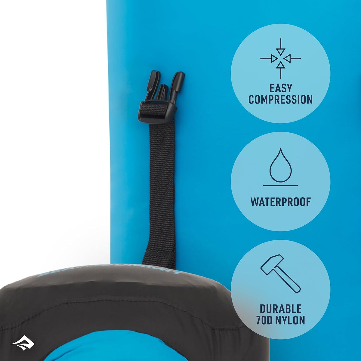 Sea to Summit eVac Compression Dry Bag, 20 Liter, High Rise Grey