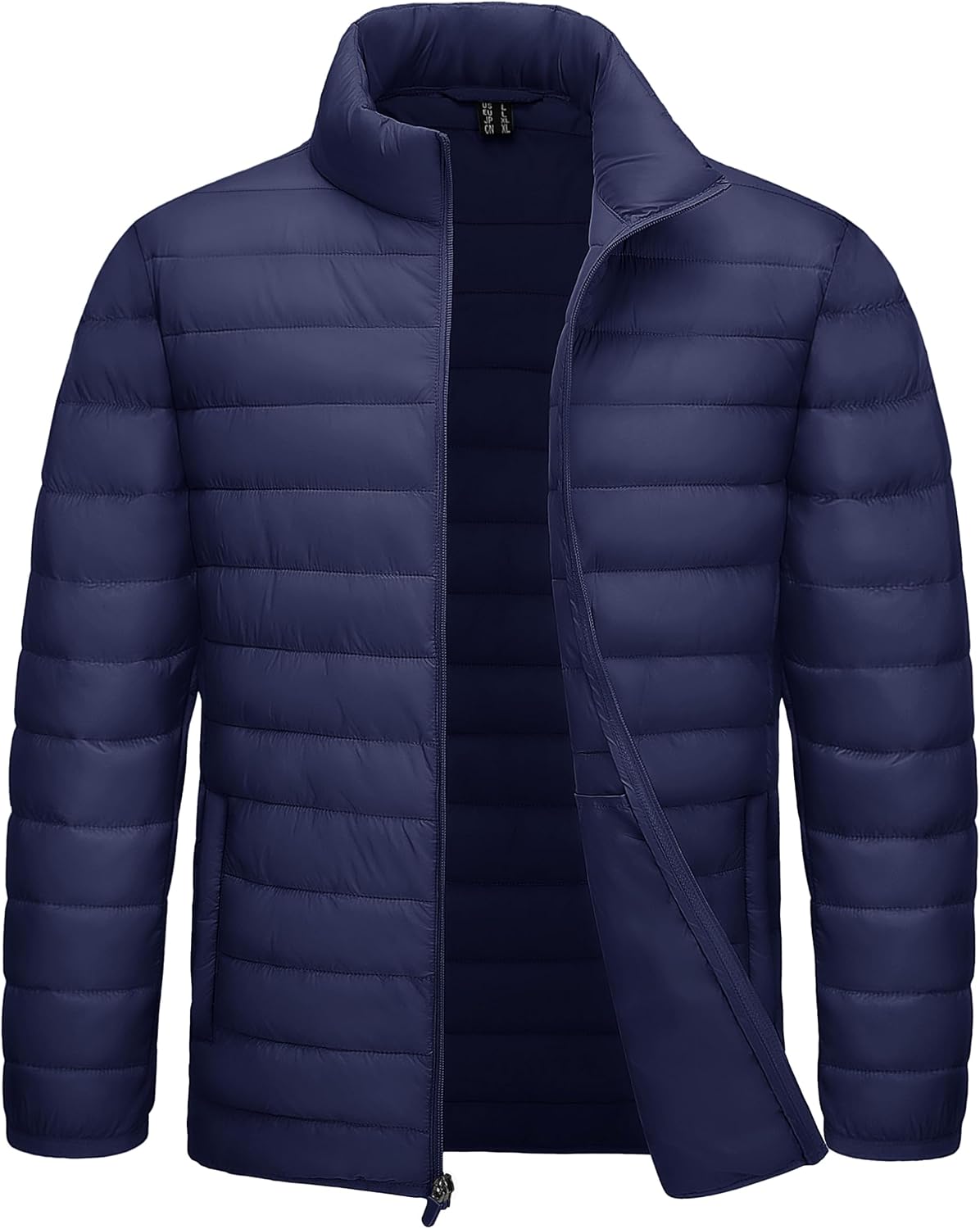 TACVASEN Men's Lightweight Puffer Jacket Quilted Insulated Winter Coat