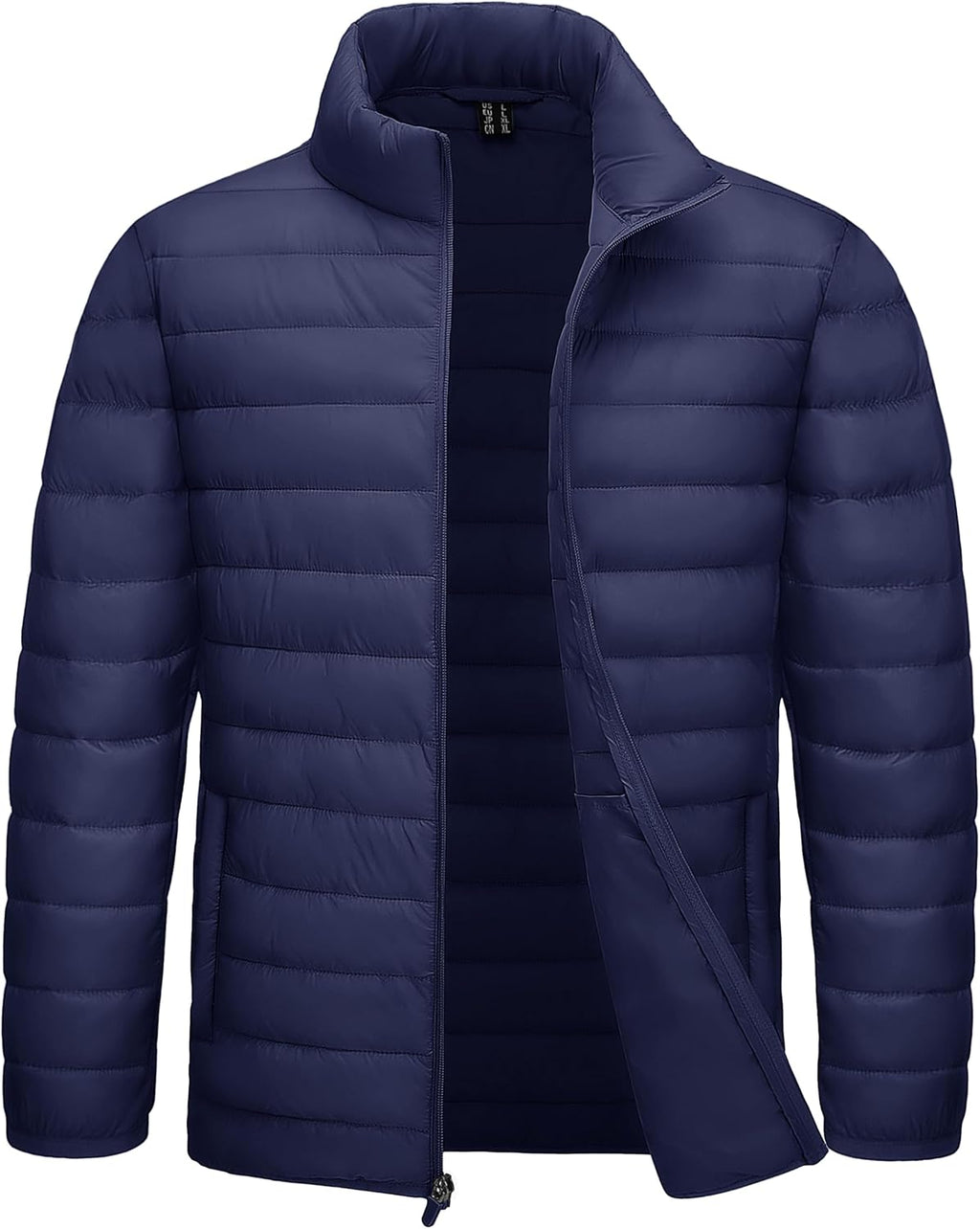 TACVASEN Men's Lightweight Puffer Jacket Quilted Insulated Winter Coat