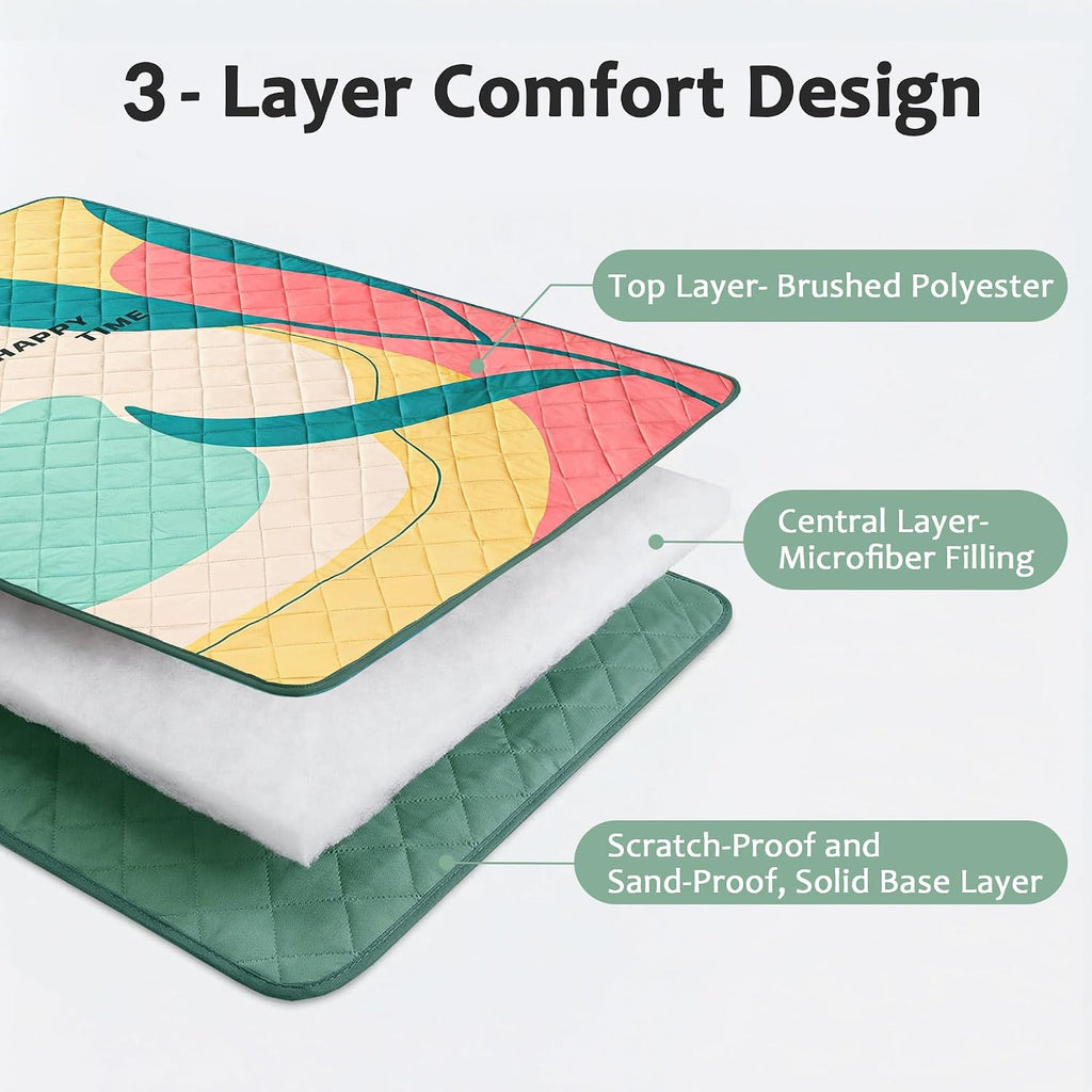 Exclusivo Mezcla Extra Large Waterproof Foldable Picnic Blanket