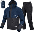 RIDEIRON Motorcycle Rain Gear for Men Women Waterproof Rain Suit Reflective