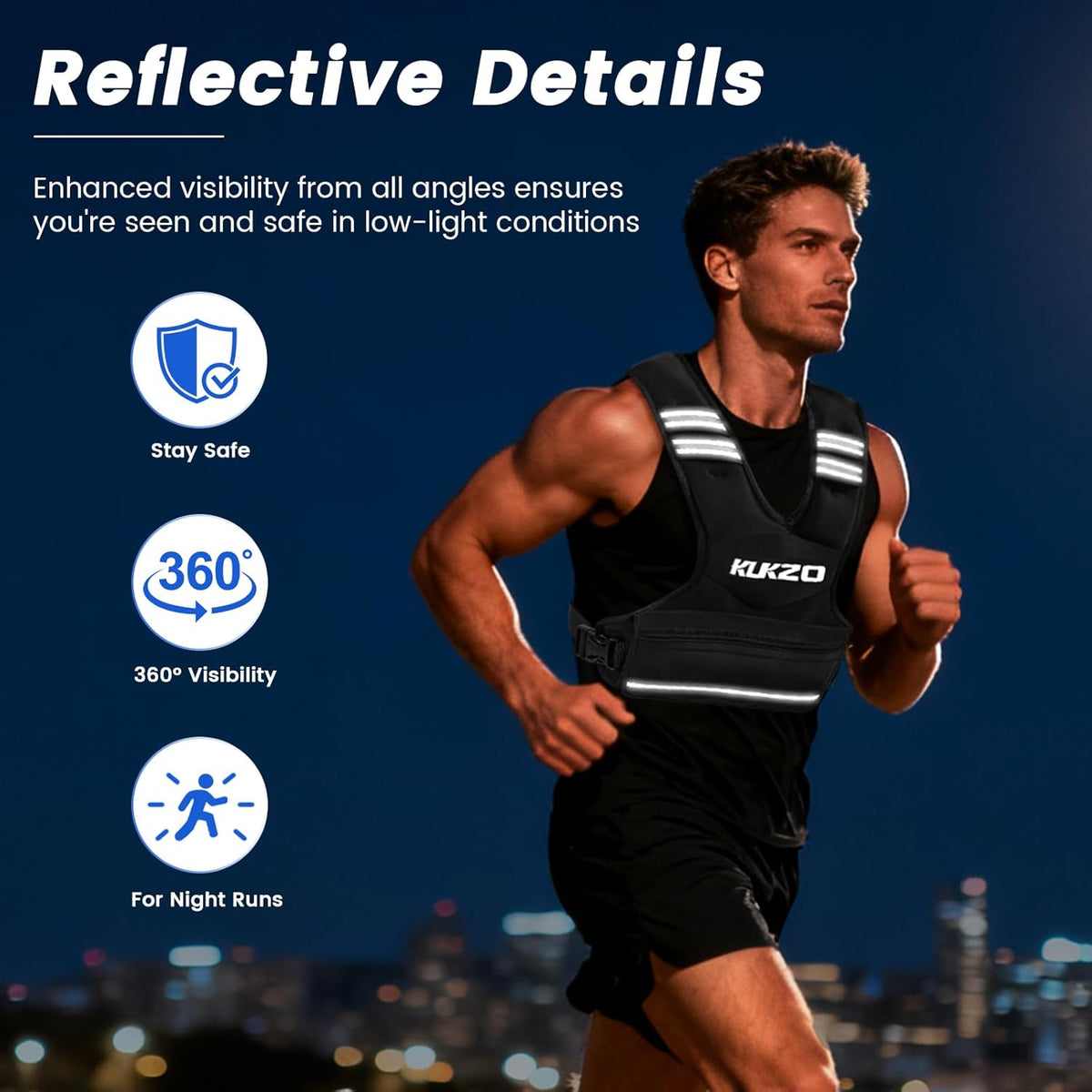 Adjustable Weighted Vest Women/Men, 6-12lb/12-18lb/20-32lb Weight Vest with 6 Ironsand Weights for Strength Training Rucking Running Walking Fitness Workout