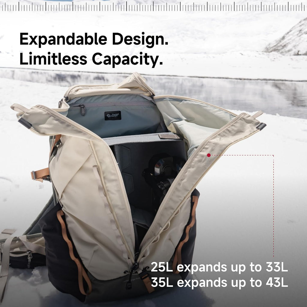 VSGO Pocket Ranger Photography & Outdoor Backpack – Off White
