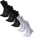 DANISH ENDURANCE Crew Cycling Socks, Fast-Dry & Cushioned, 3 & 5-Pack