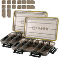 Gonex 3700 Tackle Trays Boxes Waterproof, Removable Dividers, for Fishing