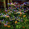 Kwaiffeo Solar Garden Lights Outdoor Waterproof Decorative Solar Lights for Outside 2 Pack with120 LED Swaying Fairy Firework Light Yard Garden Decor, Gifts for Mother's Day Mom Grandma Women