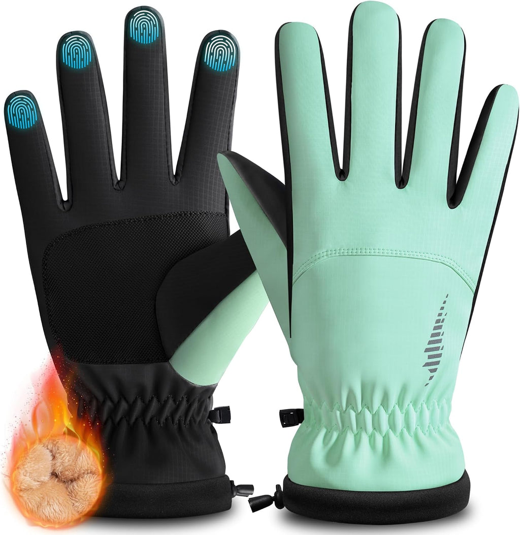 rivmount Winter Waterproof Ski Snow Warm Gloves for Women Men, Windproof Cold Weather Thermal with Touchscreen Fingers, for Running Driving Cycling Hiking Biking Outdoor Sports Daily Work