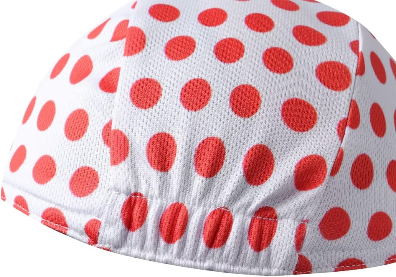 Funny Cycling Cap - Polyester Cartoon Cycling Hat-Under Helmet - Cycling Helmet Liner Breathable&Sweat Uptake