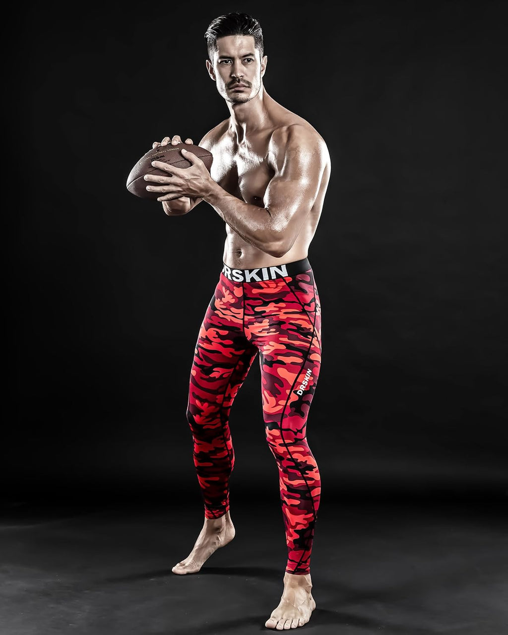 DRSKIN Men’s Compression Pants (5/4/3 Pack) Quick Dry Tights Leggings Sports Baselayer Running Gym Workout