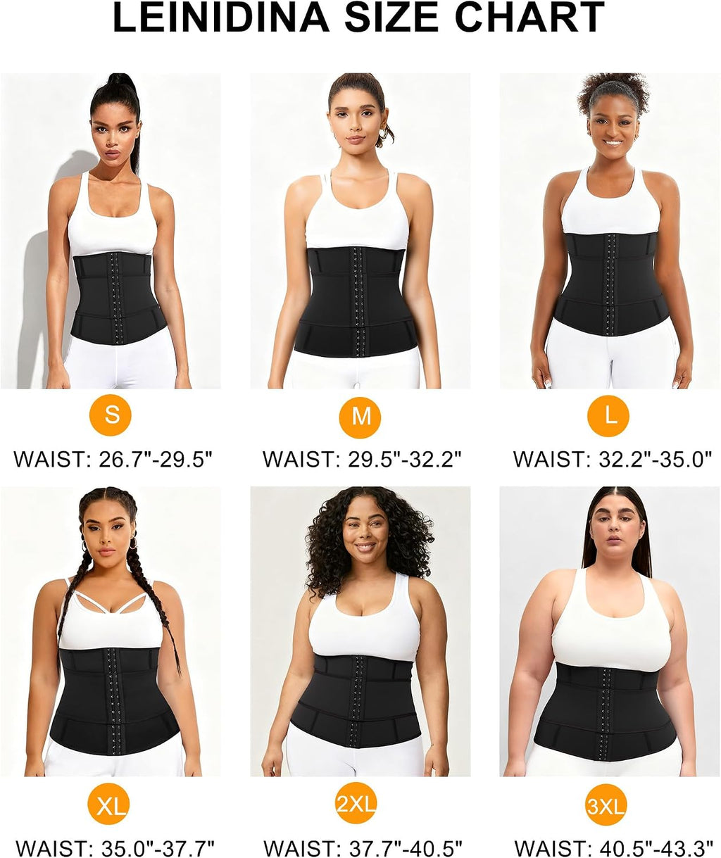 LEINIDINA Waist Trainer for Women Corset Shapewear Cincher Waist Trimmer