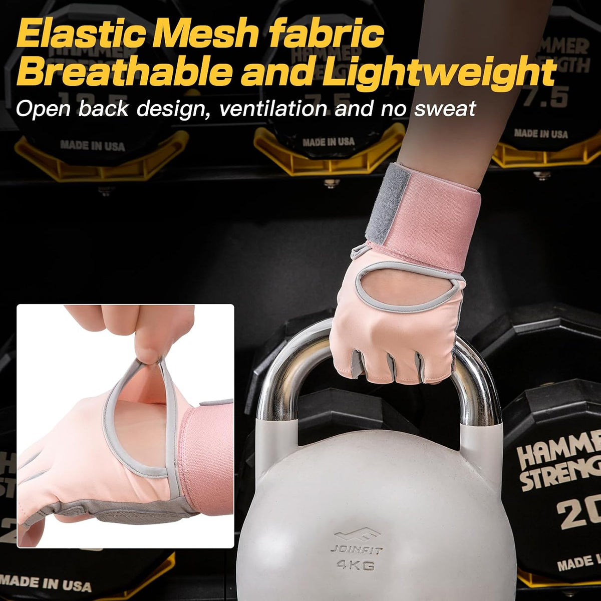 Weight Lifting Gloves,for Men and Women, Workout Gloves with Wrist Support for Exercise, Weightlifting, Training, Pull-ups Breathable and Snug fit