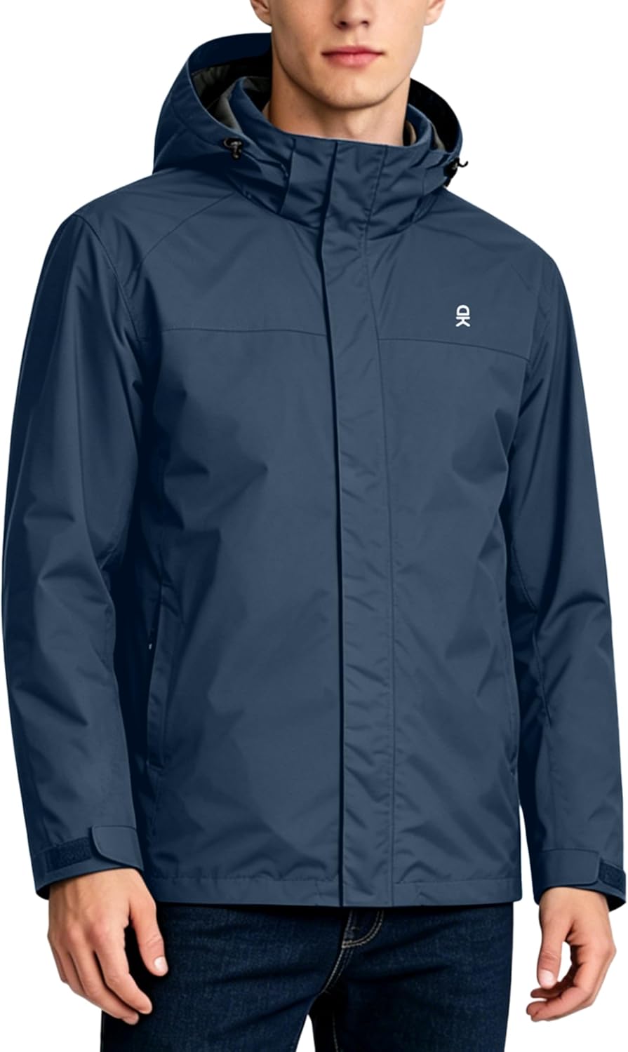 Little Donkey Andy Men's Waterproof Rain Jacket Outdoor Raincoat for Hiking