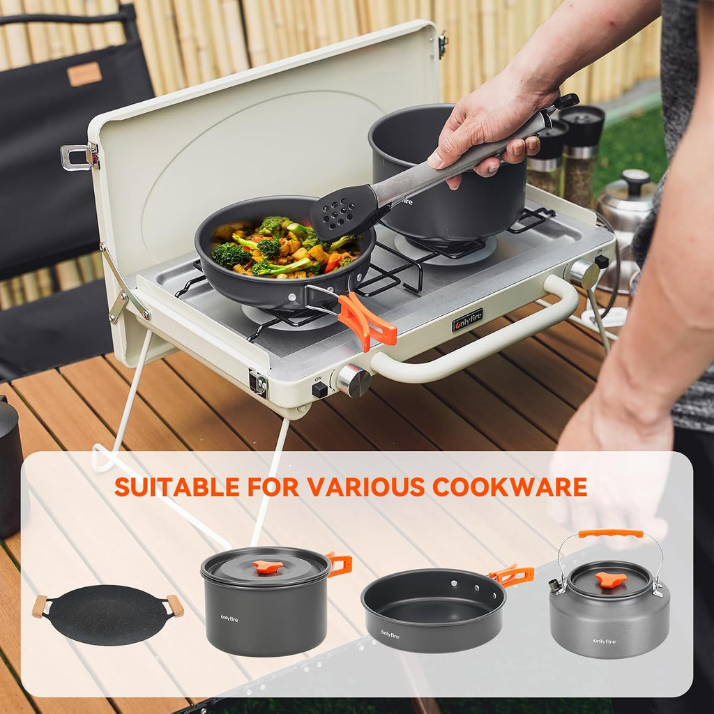 Portable Camping stove 2-Burner