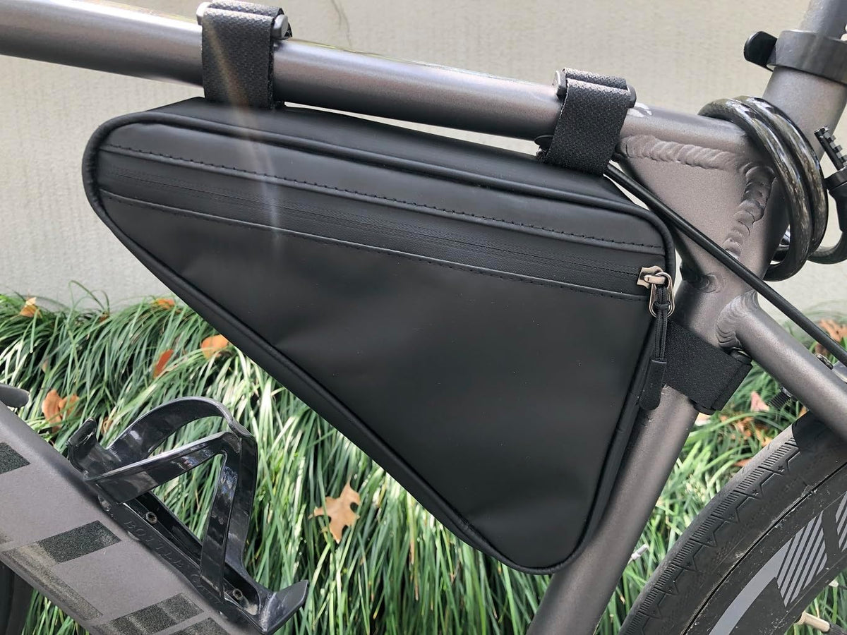 ITSCOOL Bike Frame Storage Bag Waterproof Bicycles Triangle Pouch Top Tube Bike Bag Tool Accessories for Mountain Road Bike MTB