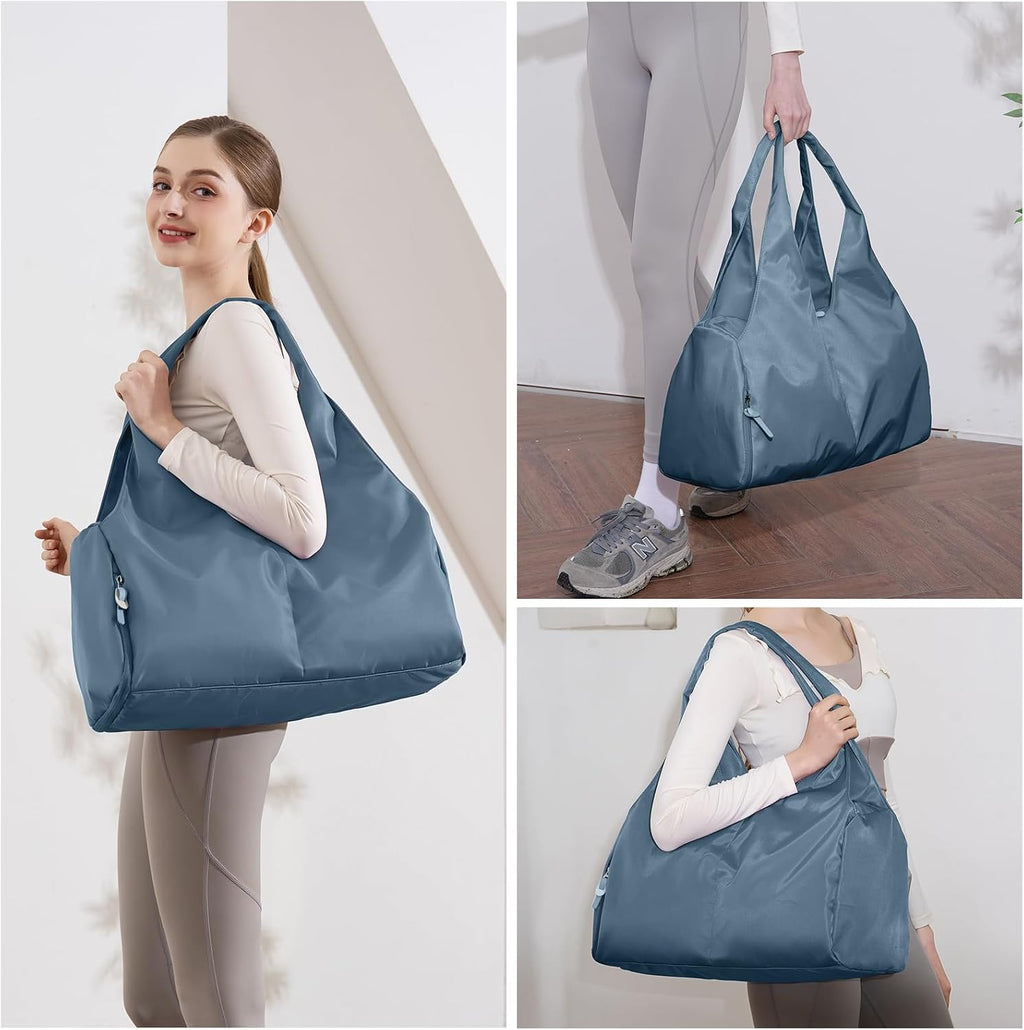 Forestfish Gym Bag For Women With Shoes Compartment & Wet Dry