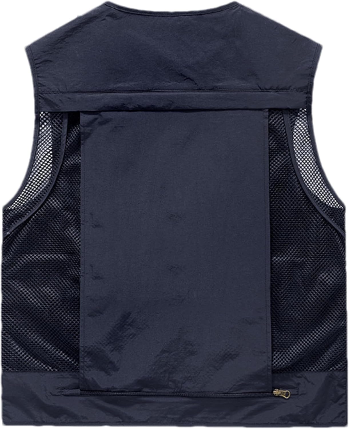 Men's Lightweight Mesh Fishing Vest Utility Outdoor Multi-Pocket Hunting Cargo Vest