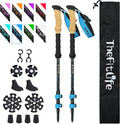 TheFitLife Carbon Fiber Trekking Poles Ultralight Walking Sticks for Hiking