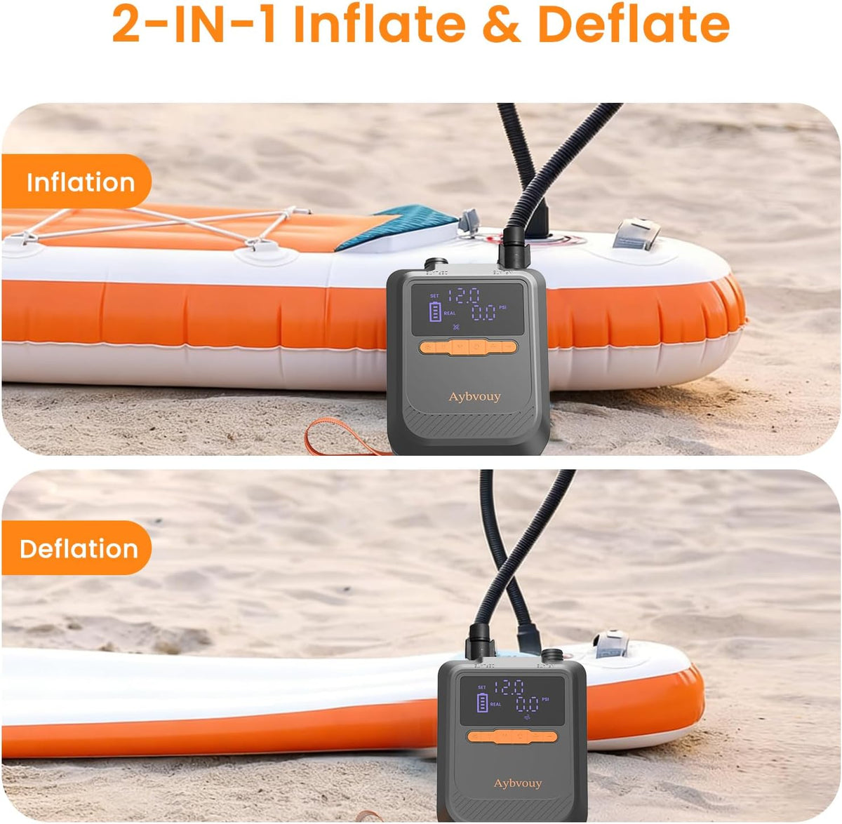 Paddle Board Electric Pump,Rechargeable SUP Paddle Board Pump