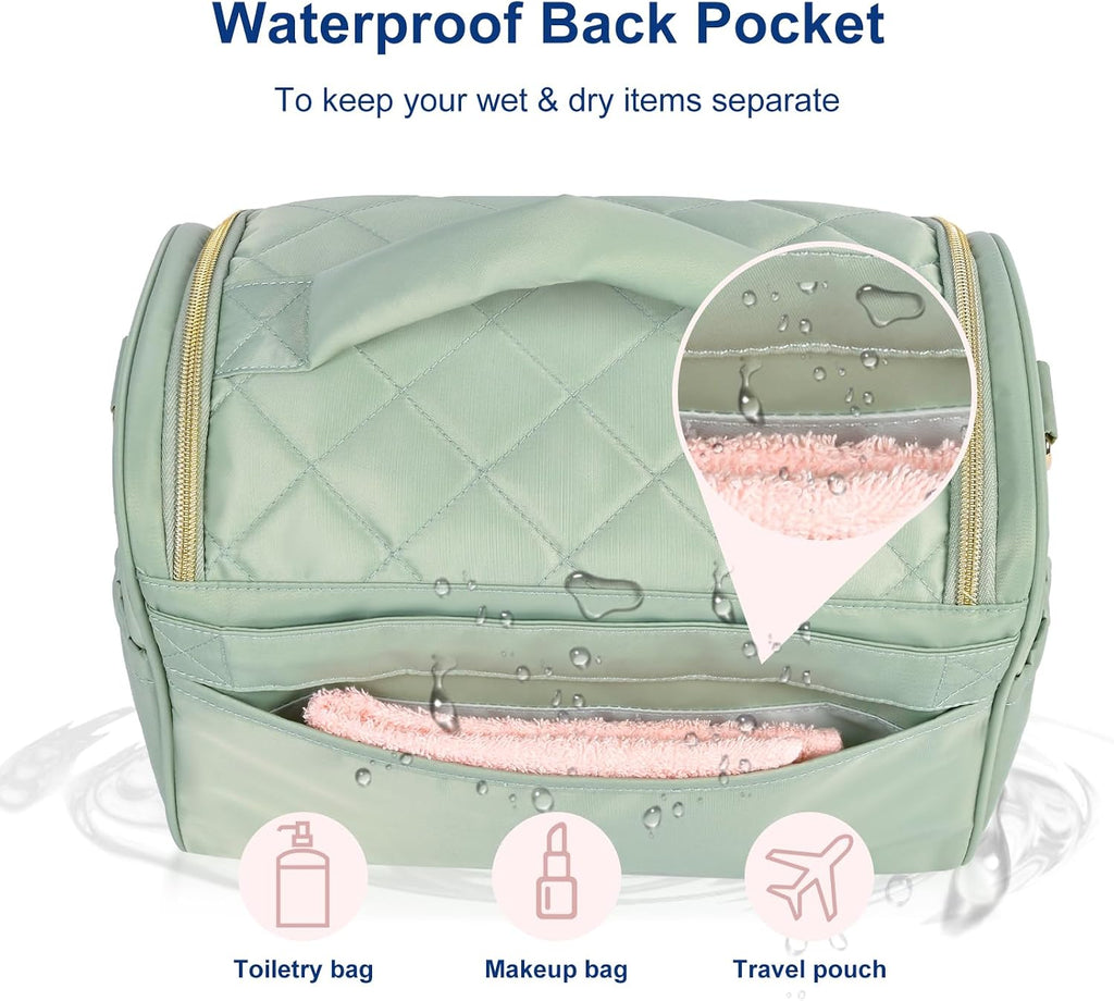 GR69N Travel Toiletry Bag,Large Makeup Bag Organizer Case for Women