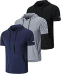 frueo Men's 1/3 Pack Workout Shirts Quick Dry Mesh Athletic T-Shirts