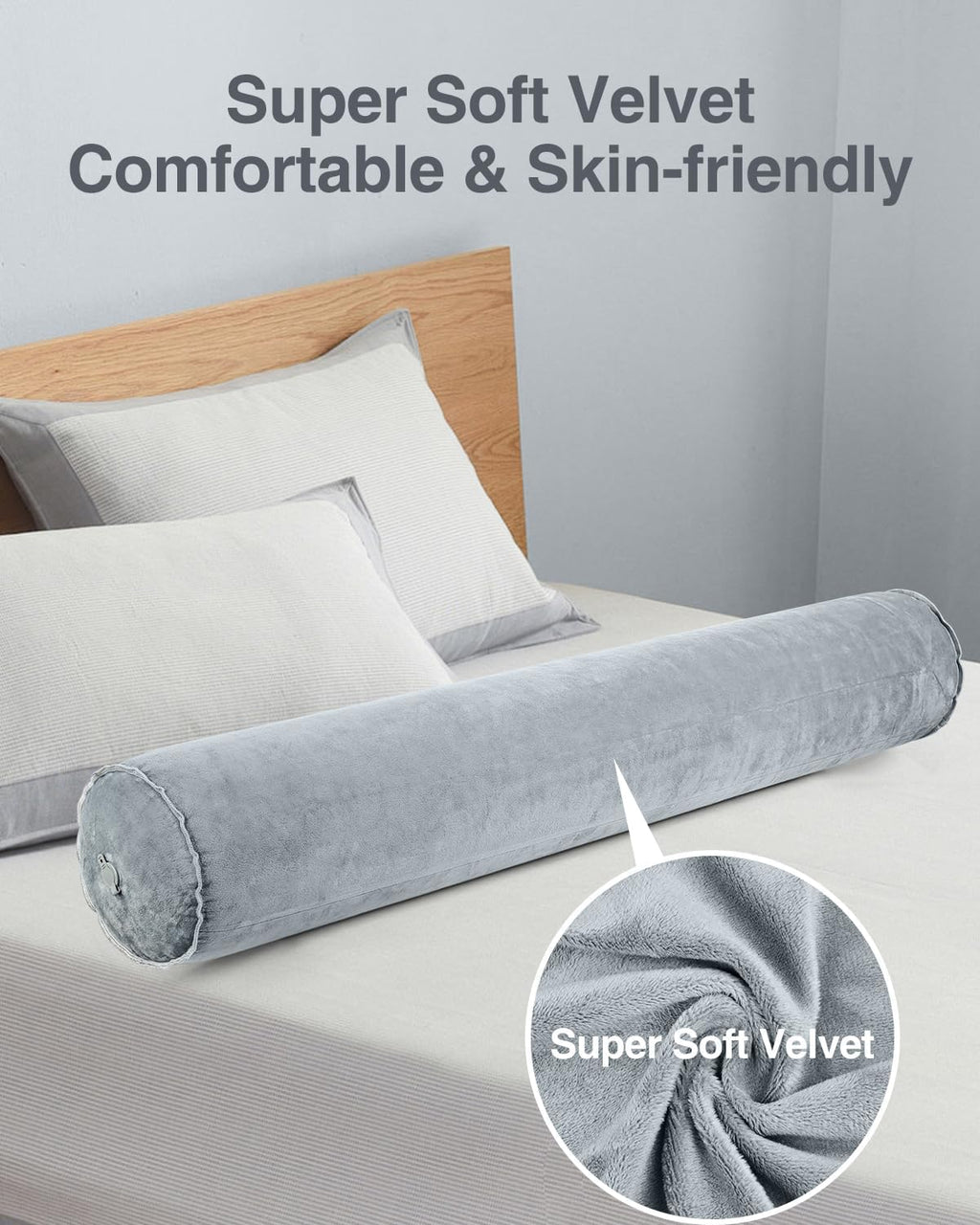 Luxtude Inflatable Body Pillow for Adults Kids, Travel Body Pillow