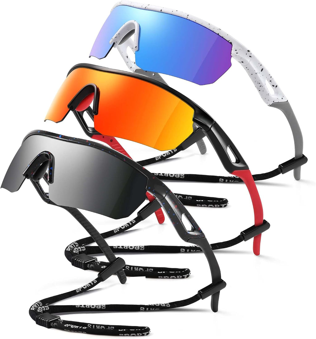 Kids Sunglasses Polarized Baseball Glasses for Boys Girls 3-12
