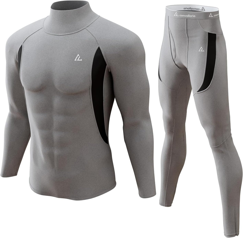 Mens Thermal Underwear Long Johns Set Cold Weather Hunting Base Layer