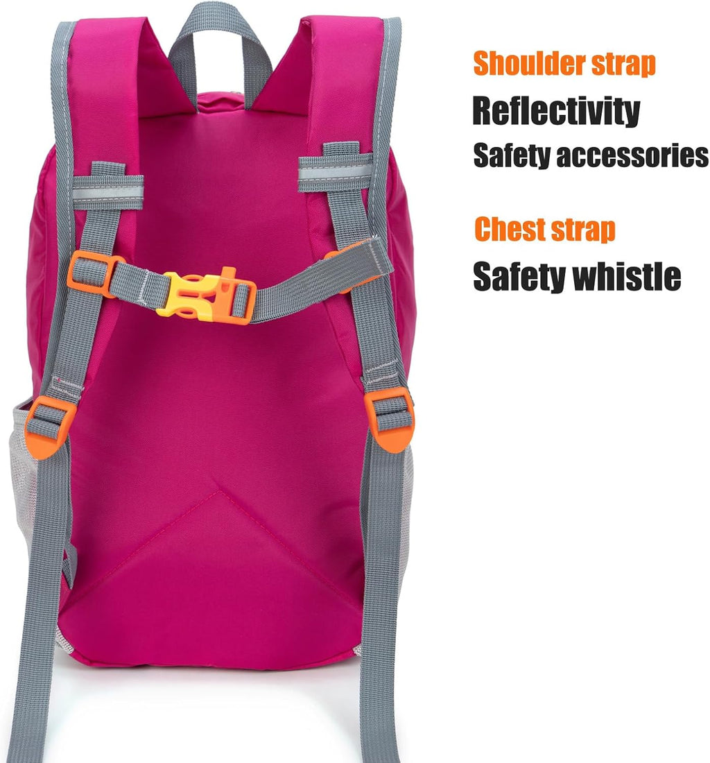 IVYGREEN Small Kids Hiking Backpack for Camping or Short Trip, Rose, S