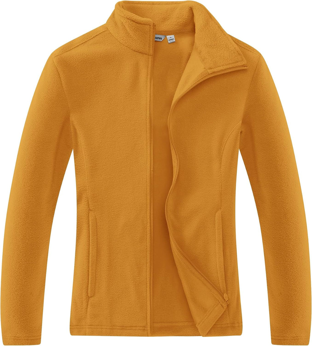 Outdoor Ventures Women's Lightweight Warm Polar Fleece Jacket Zip Up