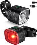 MagicShine URBO COMBO Bike Lights Front and Back, 82h Runtime Bicycle Light