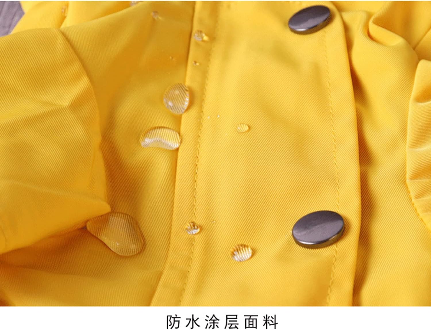 Skateboard Frog Dog Raincoat Jacket Zip up Yellow Hoodie Water Resistant