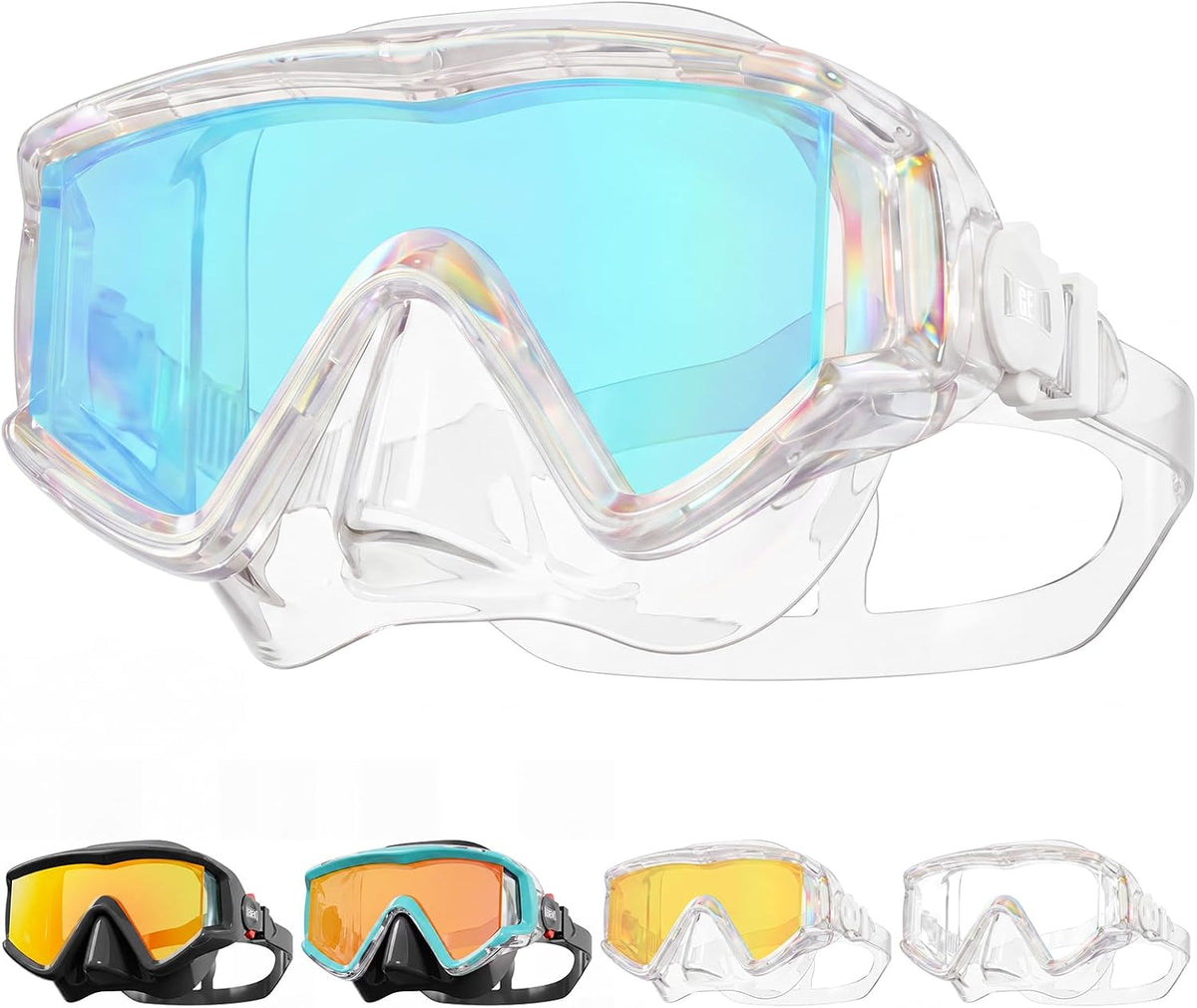 Aegend Swim Goggles for Adult 220° Wide View Anti-Fog Goggles for Swimmming