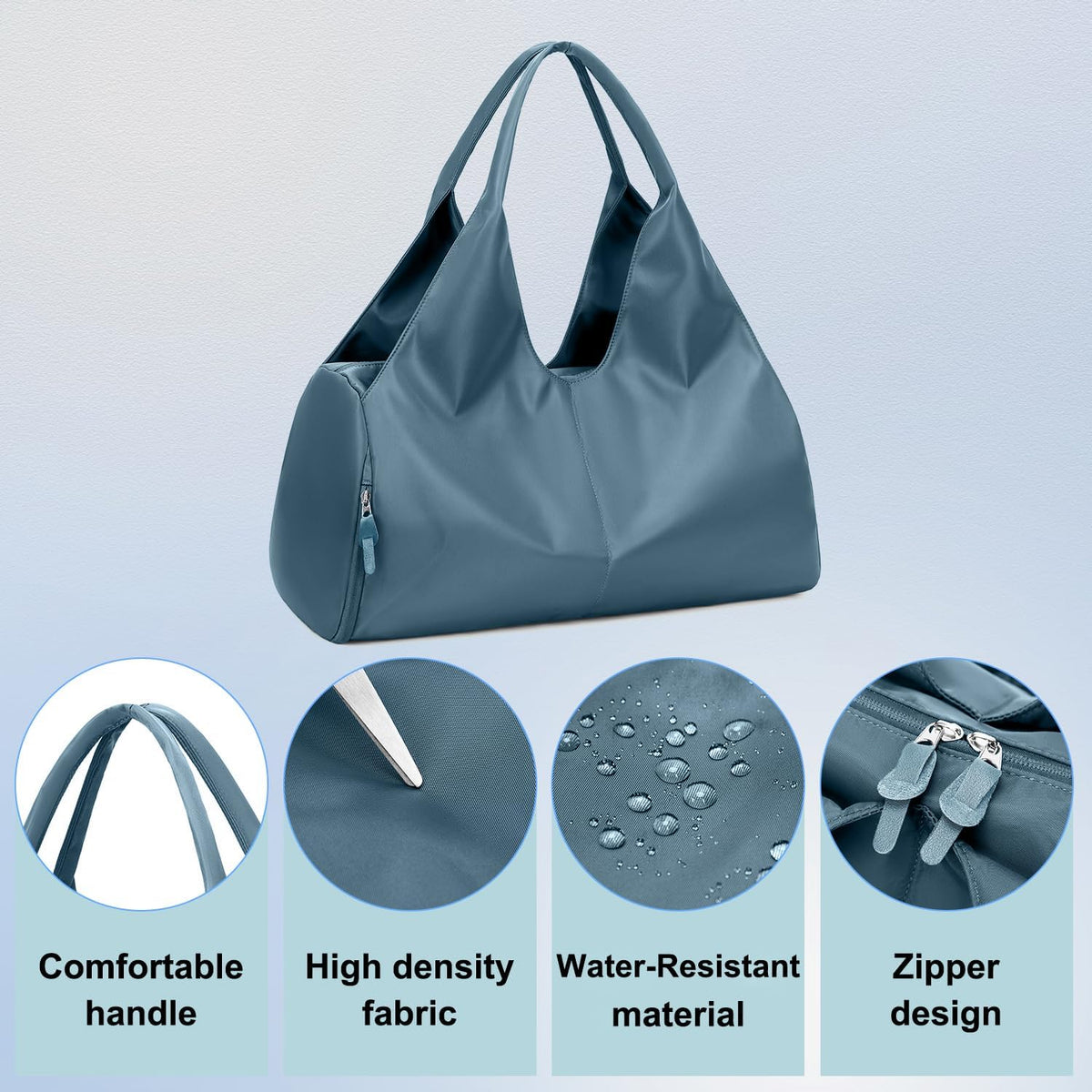Forestfish Gym Bag For Women With Shoes Compartment & Wet Dry
