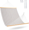 Lazy Daze Double Textliene Quick Dry Hammock with Spreader Bar for Outdoor