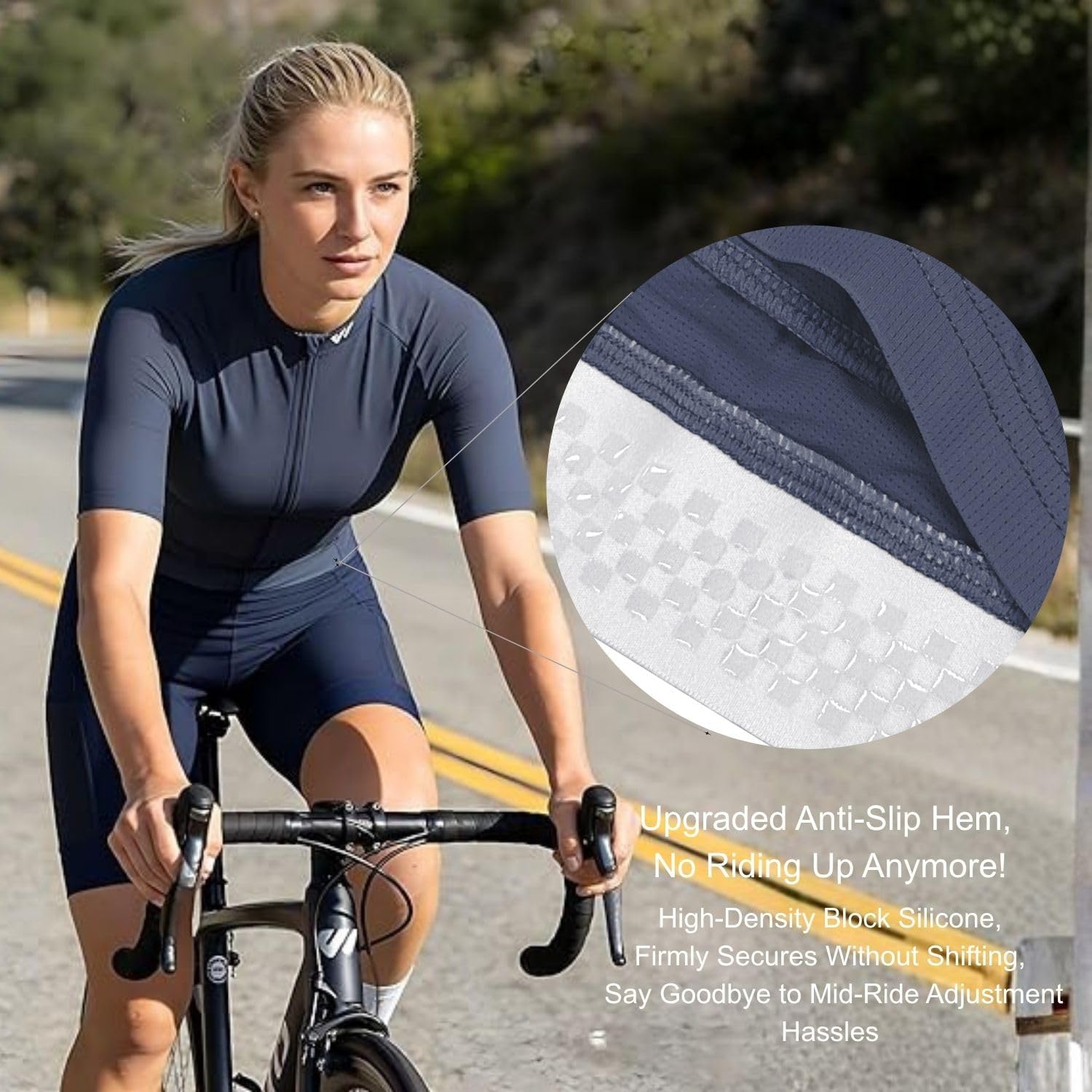 Wulibike Cycling Jersey Women Long Sleeve,Bike Shirts for Women Biking Tops Breathable Cycle Jerseys with 4 Pockets