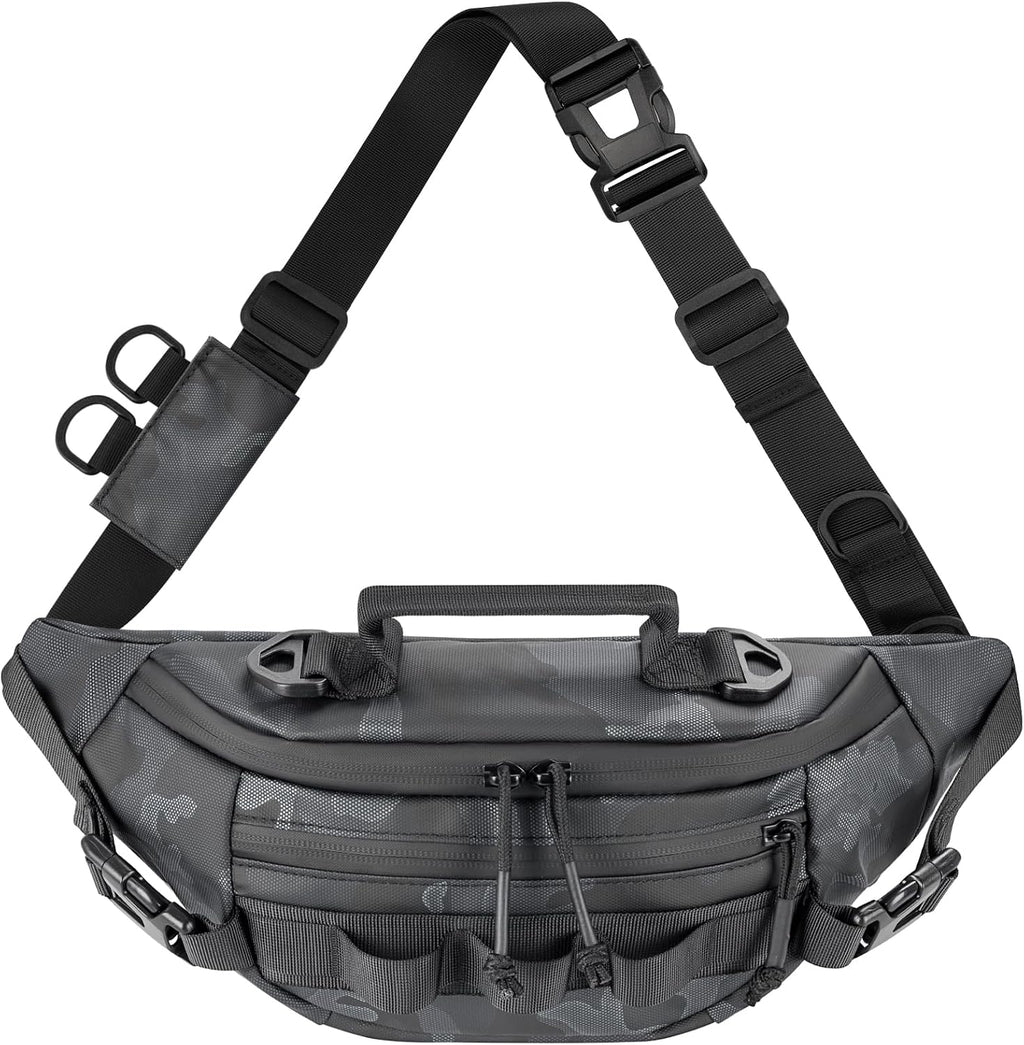 THKFISH Fishing Waist Pack, Fishing Tackle Bag Waterproof Fanny Pack for Women & Men Portable Sling Bag