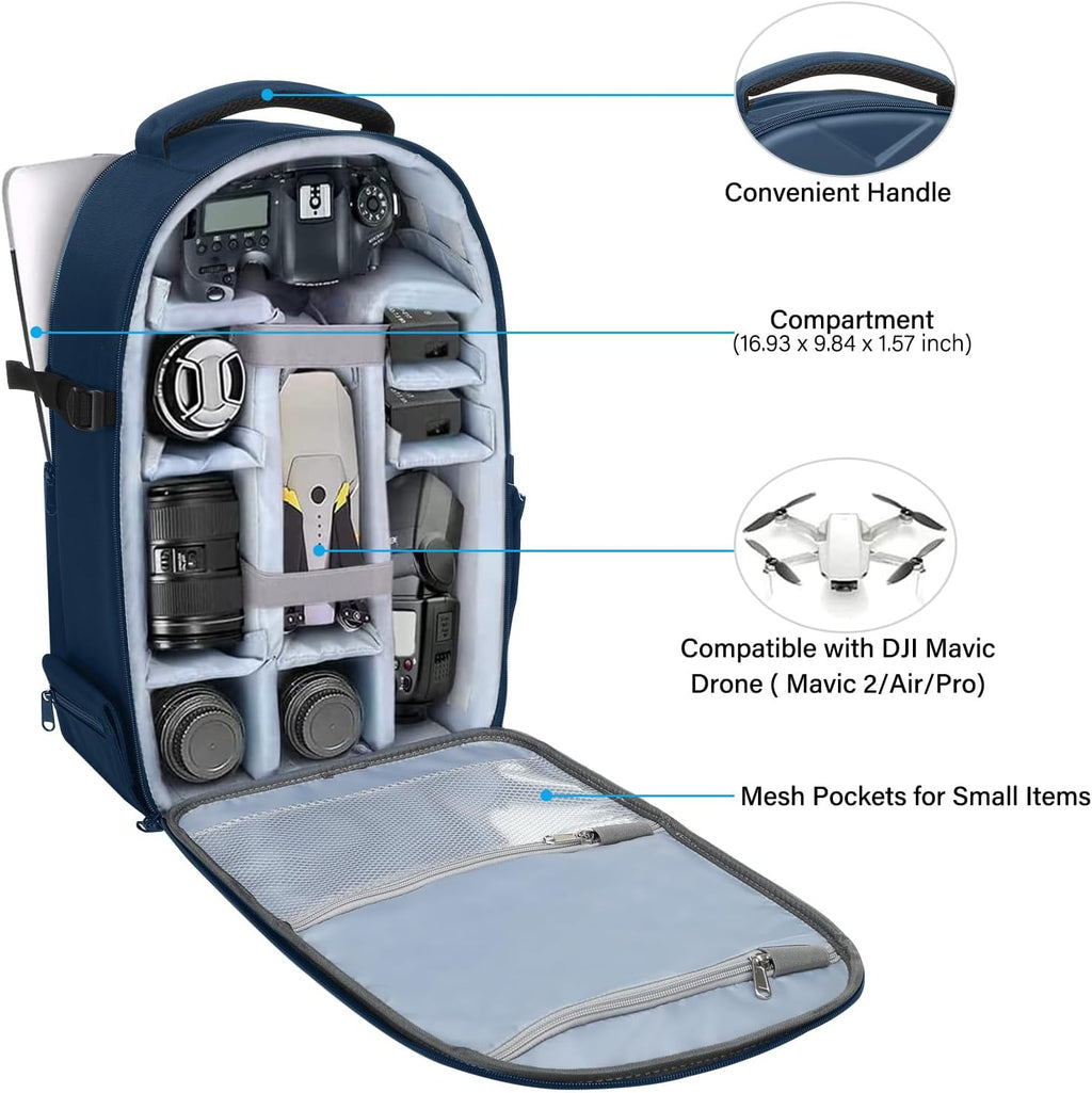 MOSISO Camera Backpack, Photography Camera Bag Waterproof Hardshell Case