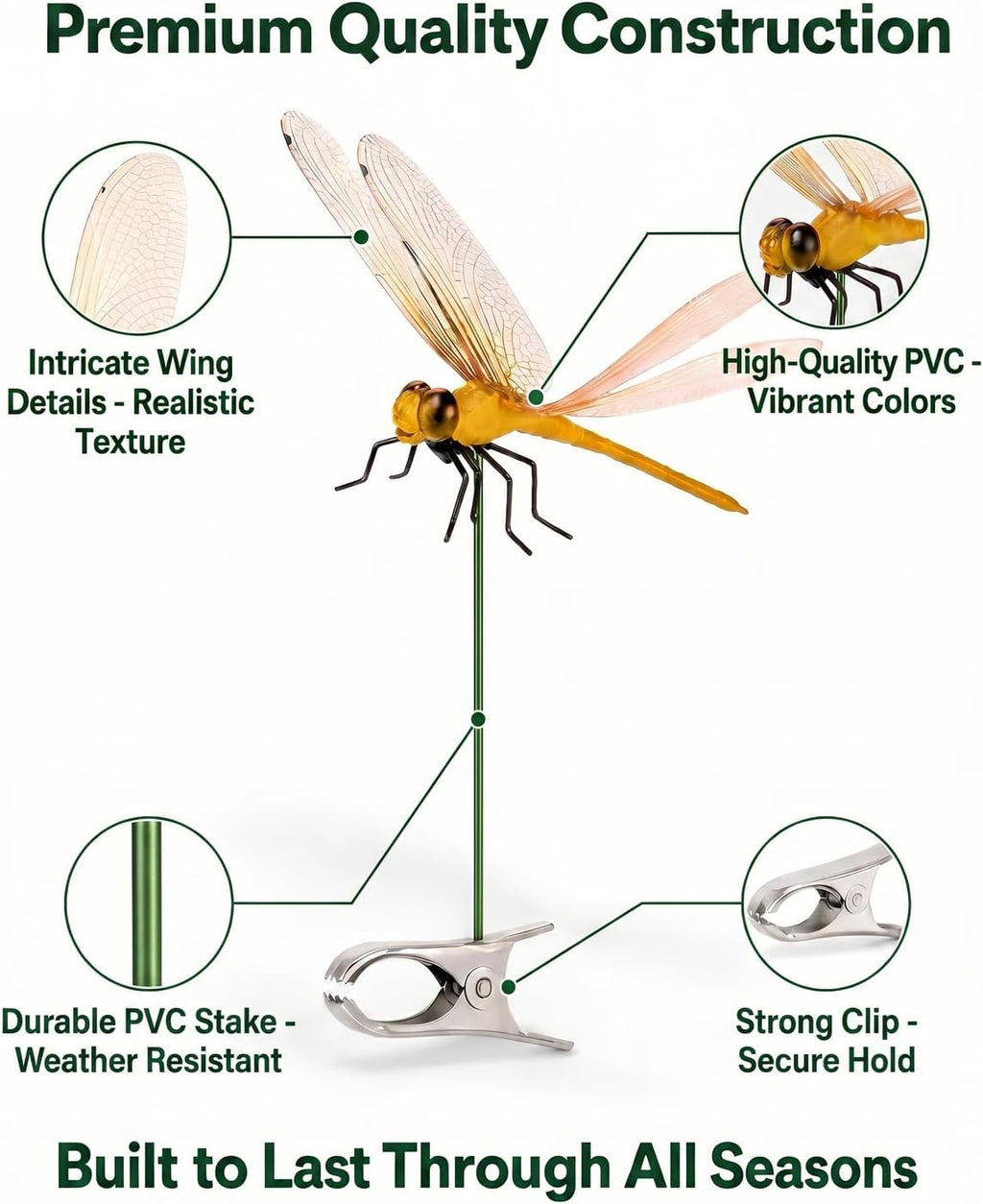 16 Pack Dragonfly Garden Decor, Colorful Metal Dragonfly Wall Art, Hanging Dragonfly Ornaments for Outdoor Indoor Patio Fence Yard Lawn Home Decoration Decoration
