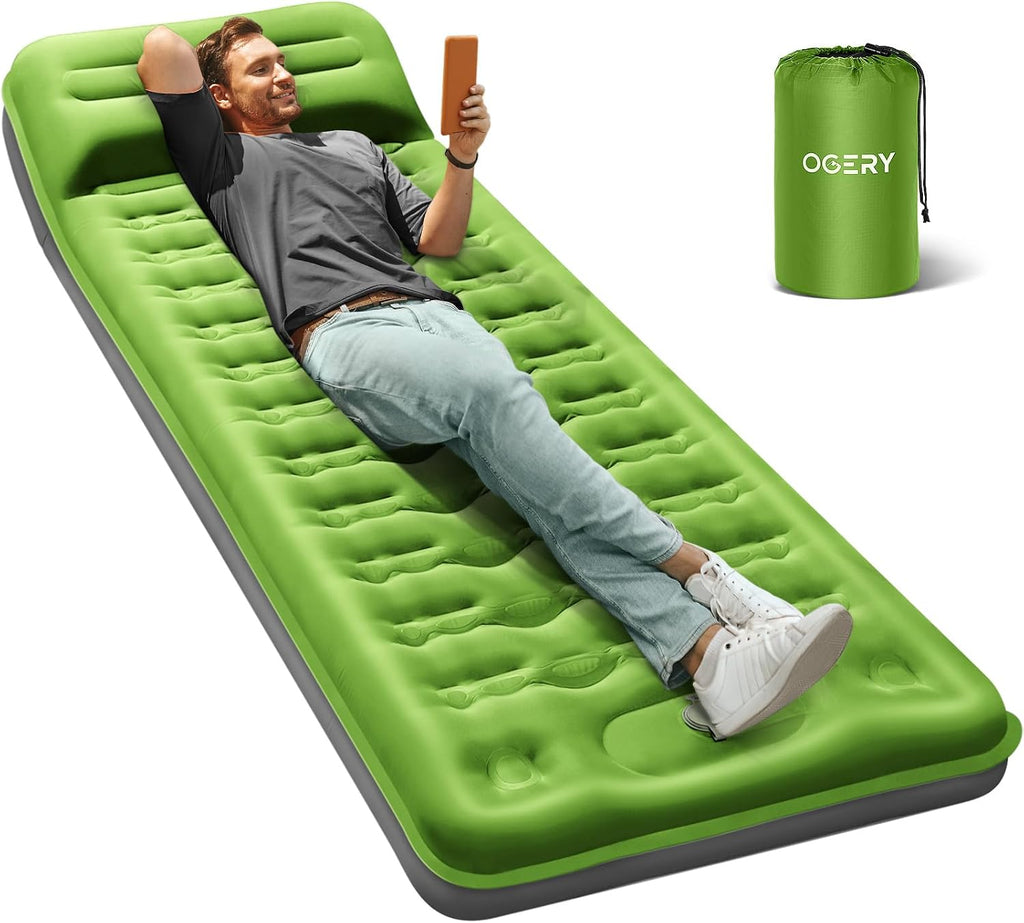 OGERY Double Sleeping Pad for Camping, 6" Extra-Thick Reinforced