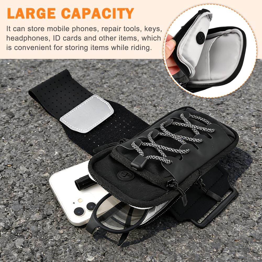 Electric Dirt Bike Bag Fits for Surron Light Bee/Talaria/X160/X260/E Ride Pro/Surron Ultra Bee/Rawrr Mantis/Tuttio Soleil 01, for Phone ID Card Drinks Key Daily Storage(COLOR:Black)