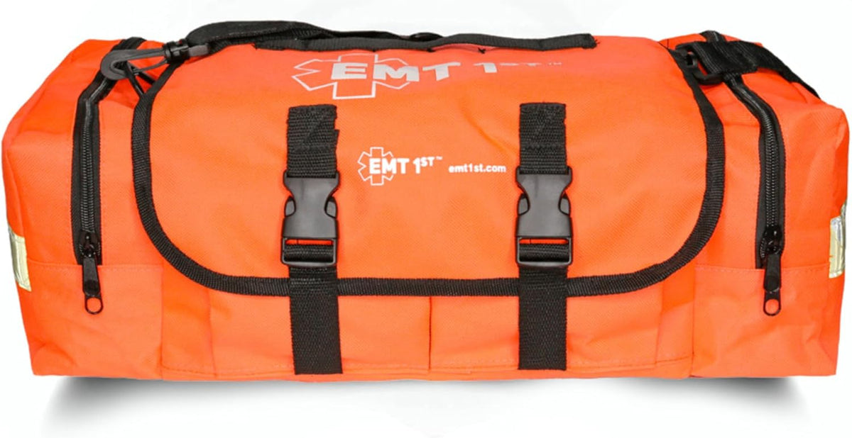 EMT 1st Emergency First Aid Kit Empty Compact EMT Bag for Car, Home Travel